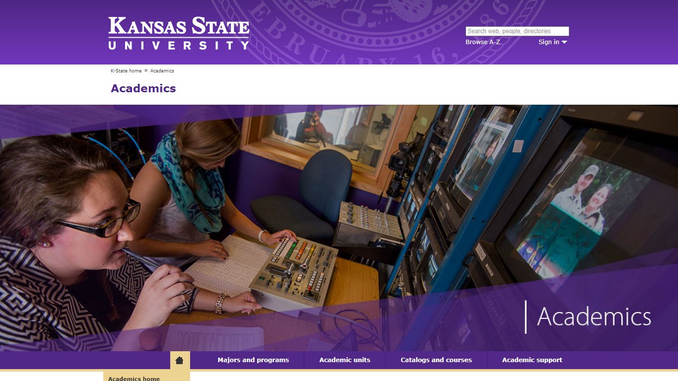 Academics | Kansas State University